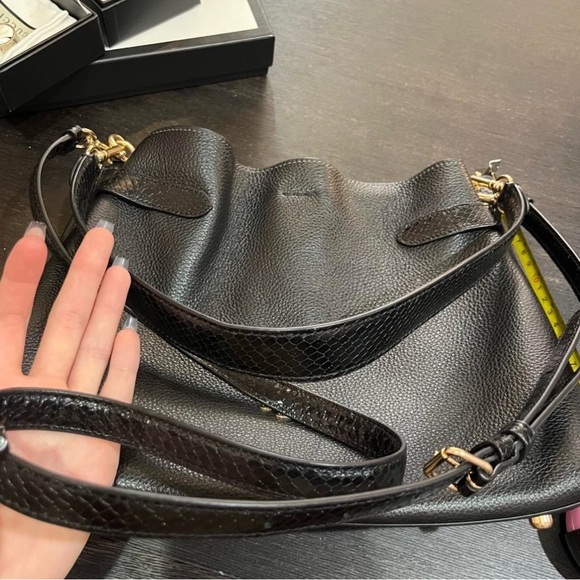 Coach Black Leather Shoulder Bag - Picture 4 of 7